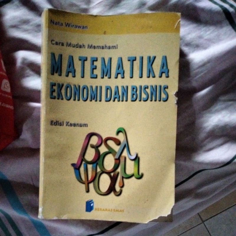 Jual Buku Matematika Ekonomi Dan Bisnis By Nata Wirawan Shopee Indonesia