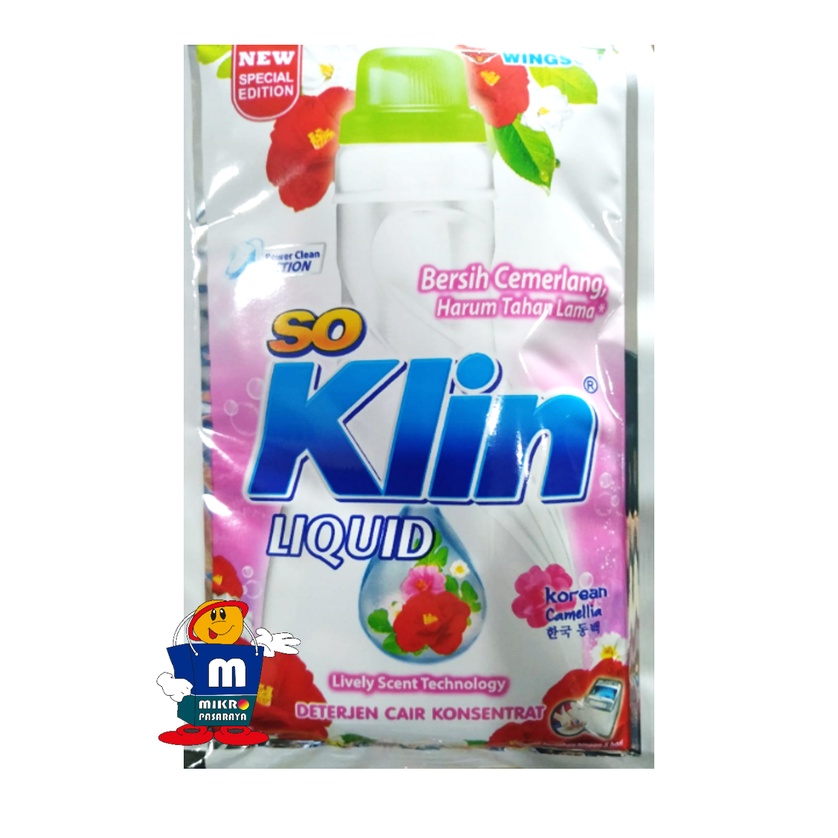 Jual So Klin Liquid Korean Camellia Ml X Sachet Renceng