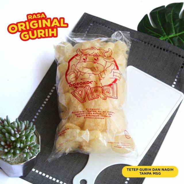 Jual Kerupuk Kulit Dorokdok Viral Original G Shopee Indonesia