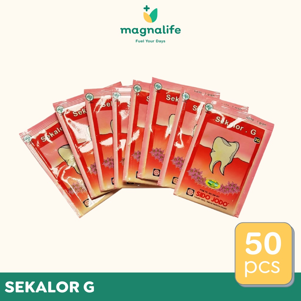 Jual Magnalife Sekalor G Sido Jodo Jamu Sakit Gigi Pak Isi