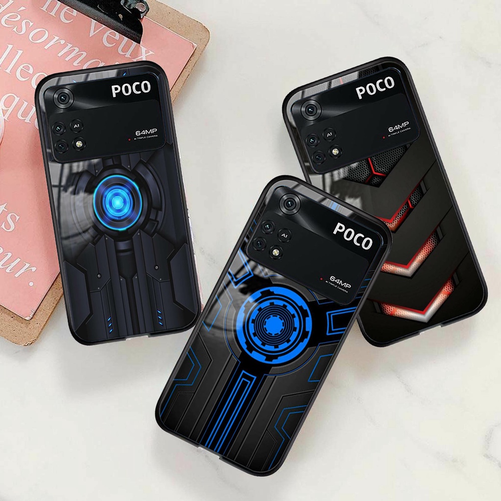 Jual Softcase Glass Kaca For Xiaomi Poco M Pro G E Xiaomi Poco