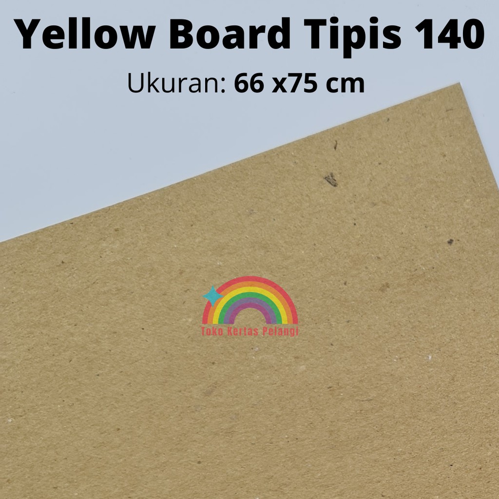 Jual Yellow Board Tipis Karton Tebal Ukuran Besar No Per Pcs