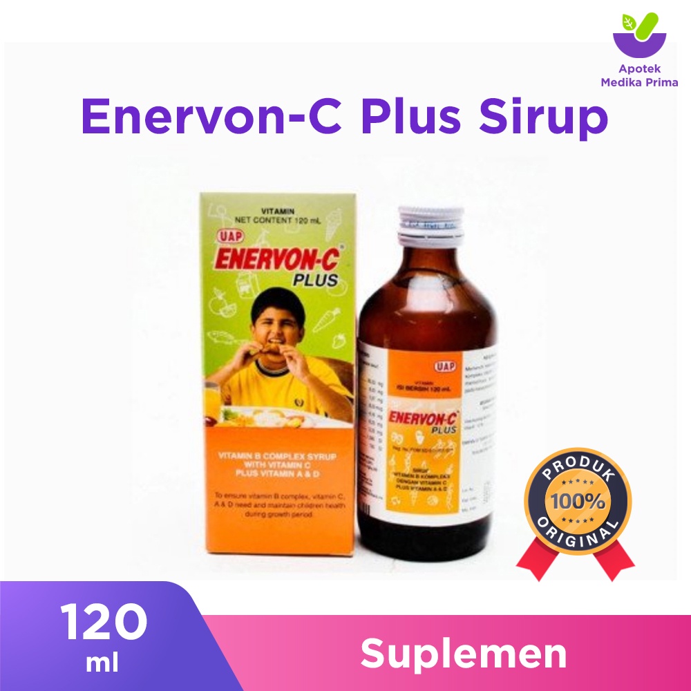 Jual Enervon C Plus Sirup 120 Ml Shopee Indonesia