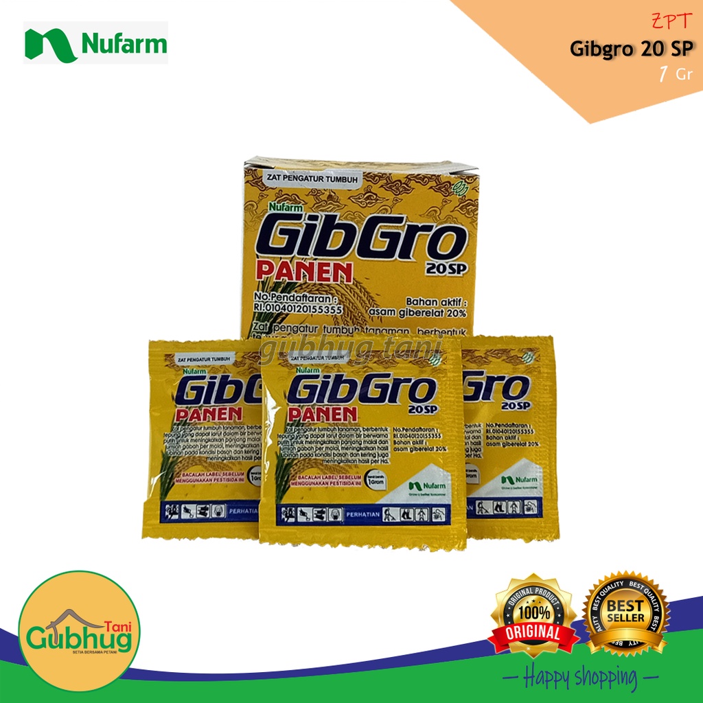 Jual Gibgro 20 SP 1 Gram ZPT Asam Giberelat Shopee Indonesia