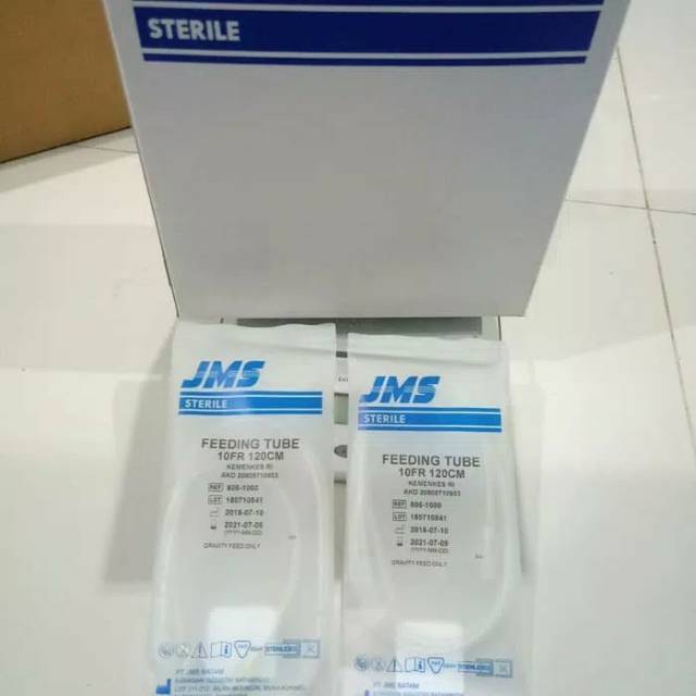 Jual NGT JMS 10FR Pcs FEEDING TUBE SELANG SONDE SELANG MAKAN