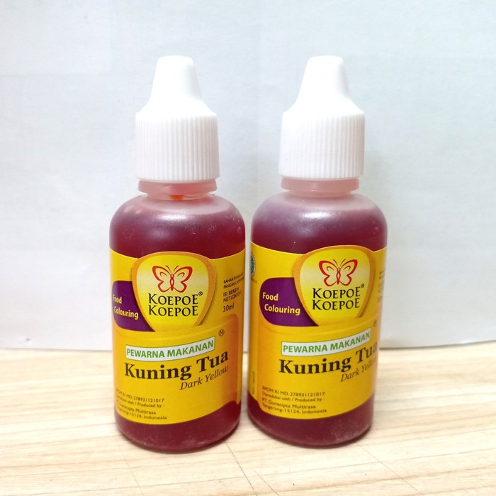 Jual Koepoe Koepoe Pewarna Kuning Tua 30ml Shopee Indonesia