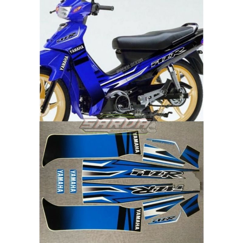 Jual Stiker Striping Lis Variasi Fiz R Fizr Biru Shopee Indonesia