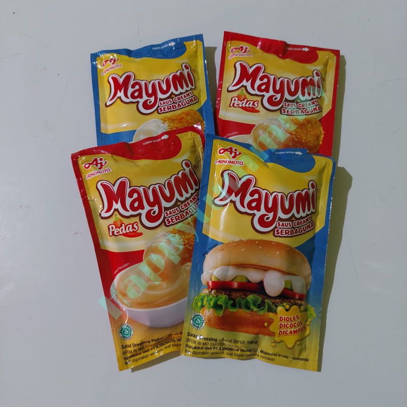 Jual Mayumi Saus Mayo Original Pedas Sachet 100g Mayonnaise Mayonais