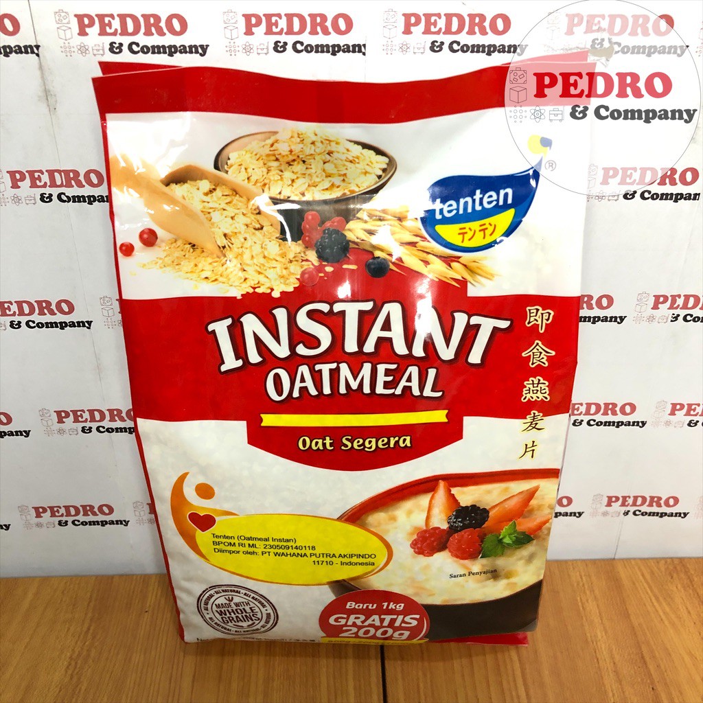 Jual Tenten Instant Oatmeal Oat Segera Kg Promo Gr Gratis