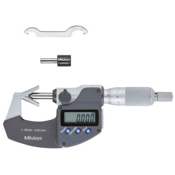 Jual Mitutoyo Digital Flute V Anvil Micrometer Mm