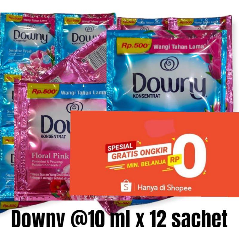 Jual DOWNY Downy Sachet 10 Ml X12 Sach DOWNY Isi 12 SACHET 10 Ml