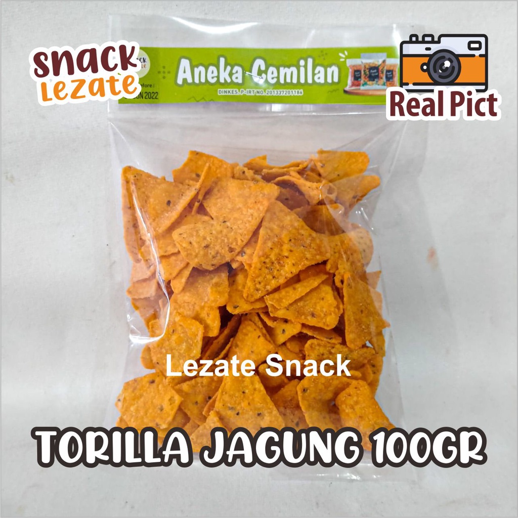 Jual Tortila Chips Rasa Jagung 100gr Murah Gurih Renyah Tortilla