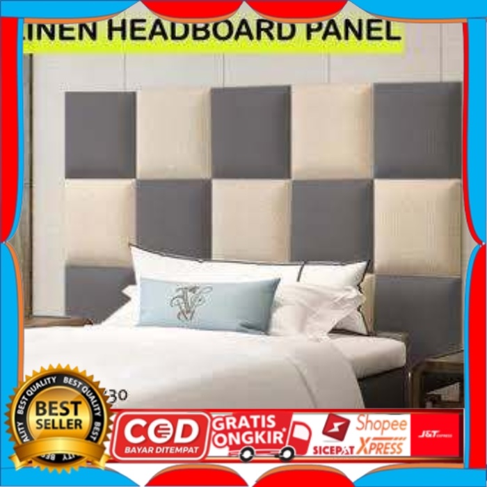 Jual Wallpaper Dinding Wall Panel Oscar Premium Soft Pack Headboard