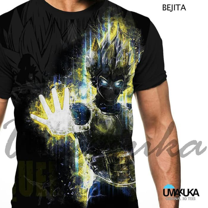 Jual Baju Tshirt Kaos D Fullprinting Anime Dragon Ball Goku Vegeta