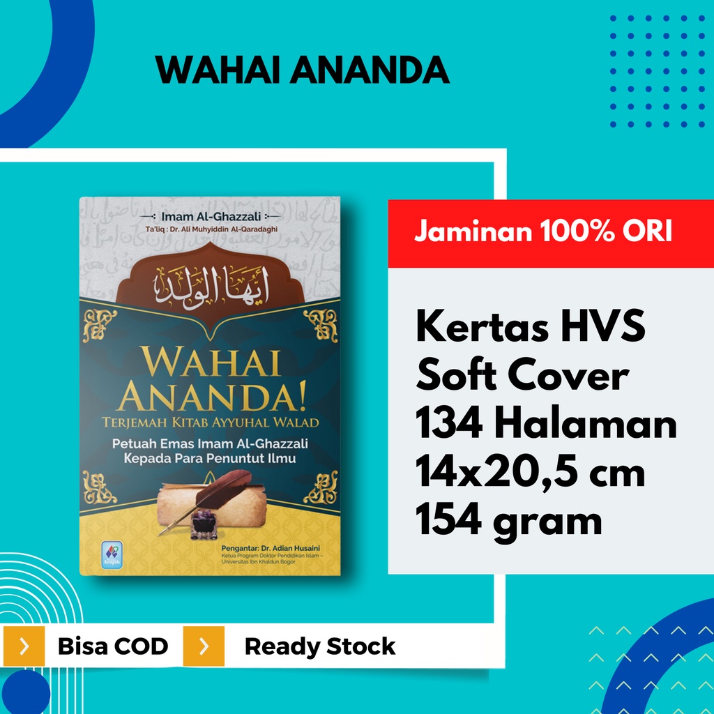 Jual Wahai Ananda Terjemah Ayyuhal Walad Pustaka Arafah Shopee Indonesia