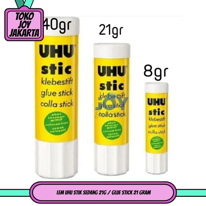 Jual Lem UHU Stik Sedang 21g Glue Stick 21 Gram Indonesia Shopee