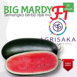 Jual Benih Semangka Inul Merah Big Mardy F Gram Bintang Asia