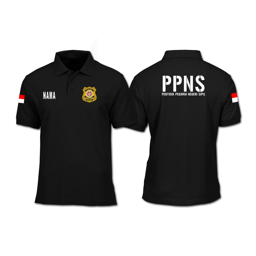 Jual Kaos Polo Polo Shirt Ppns Penyidik Pegawai Negeri Sipil Sablon