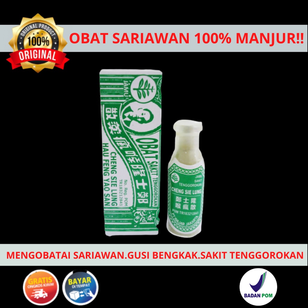 Jual Obat Sariawan Sakit Tenggorokan Dan Gusi Bengkak Cheng Sie Lung