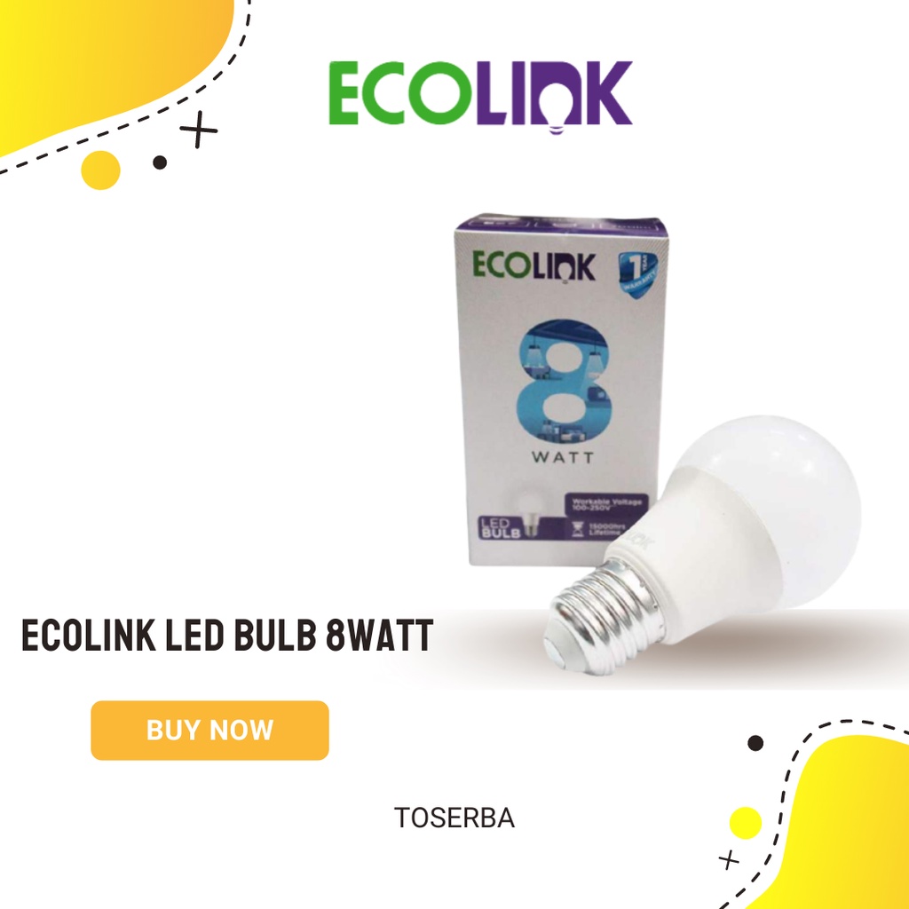 Jual Lampu Led Ecolink Watt K Putih Shopee Indonesia