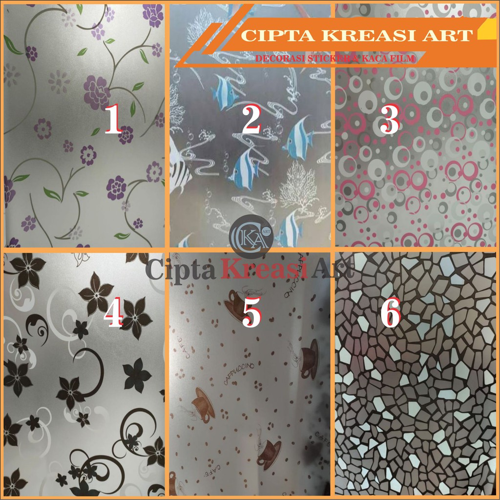 Jual Stiker Kaca Jendela Motif Sticker Kaca Film Pelapis Kaca Pintu