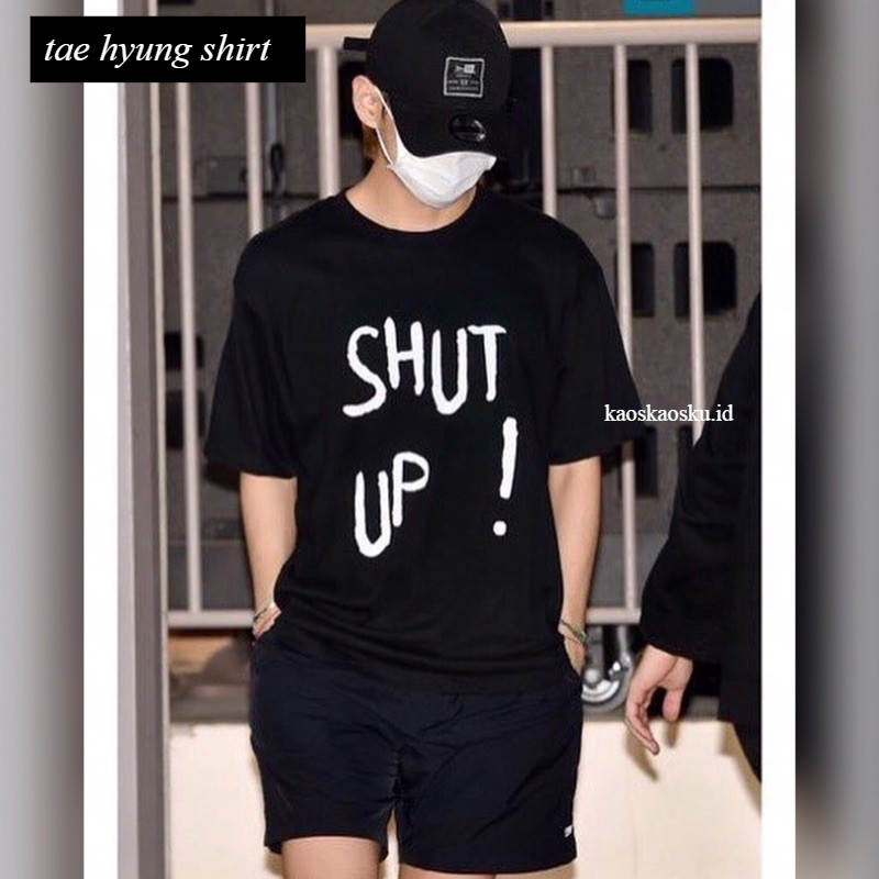 Jual Cod Kaos Kpop V Bts Shut Up S Xxl Warna Kaos Tshirt Bts Bt