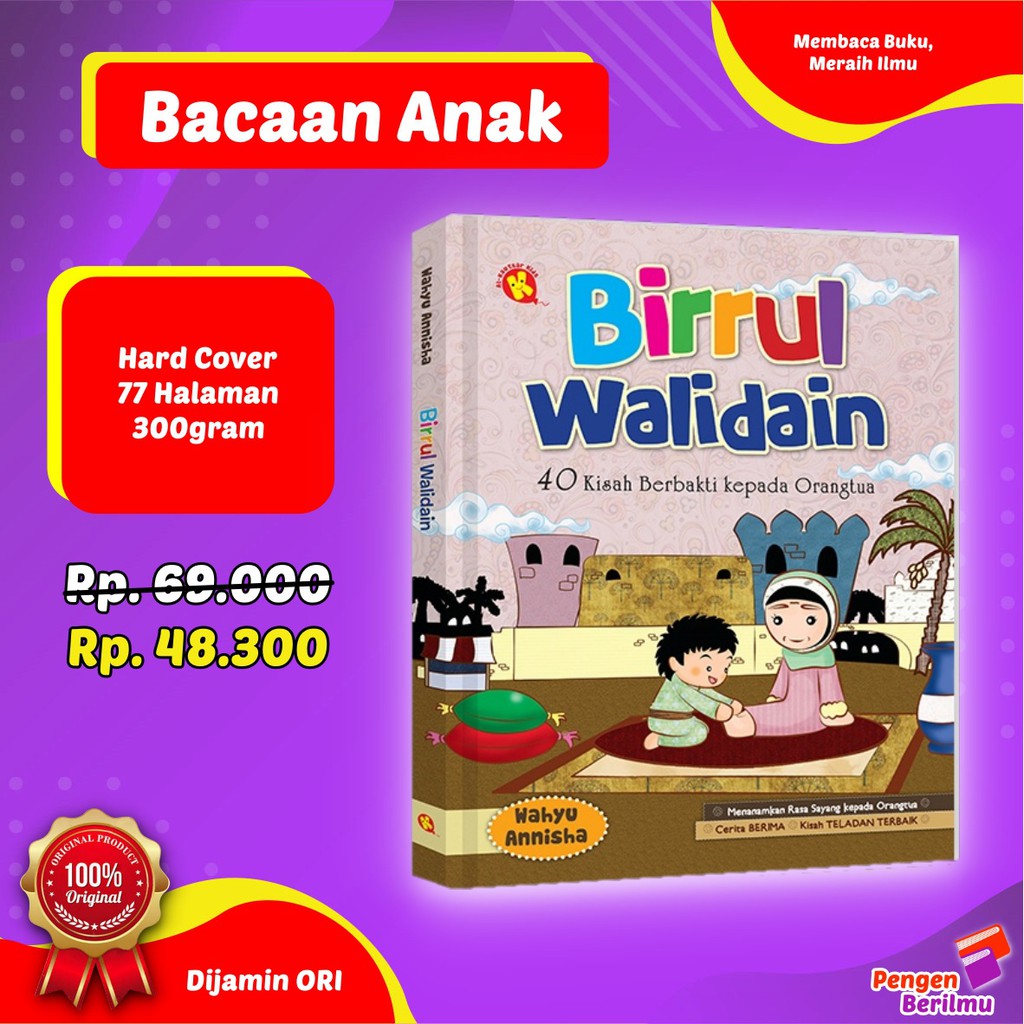 Jual Birrul Walidain Kisah Berbakti Kepada Orang Tua Hard Cover