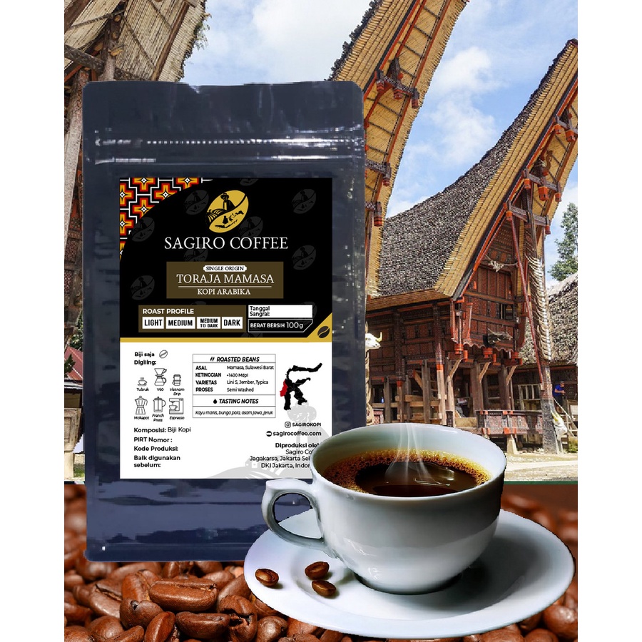 Jual KOPI ARABIKA TORAJA MAMASA 100gr Shopee Indonesia