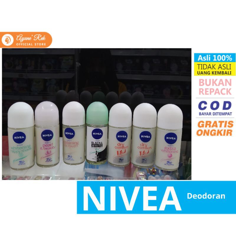 Jual Nivea Deodorant Extra Whitening Nivea Roll On Nivea Women