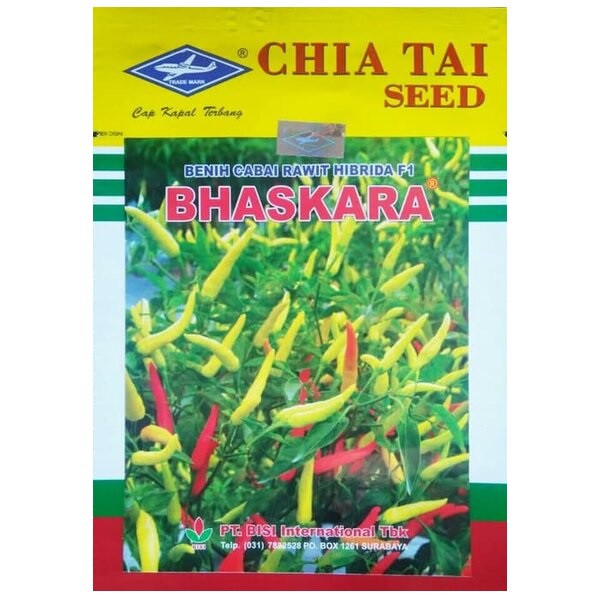 Jual Benih Bibit Cabe Rawit Bhaskara F1 10 Gr Gram Cabai Cap Kapal