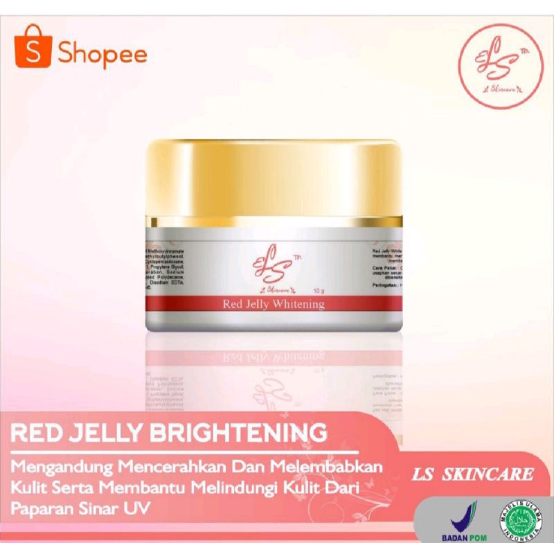 Jual Red Jelly Glowing Whitening Brightening Elstm Shopee Indonesia