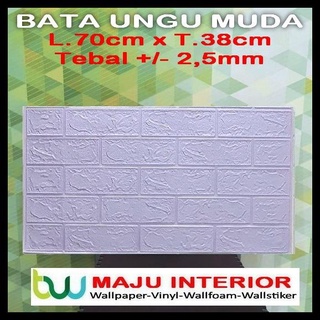 Jual Wallpaper Dinding D Bata Putih X Cm Brick Foam Stiker