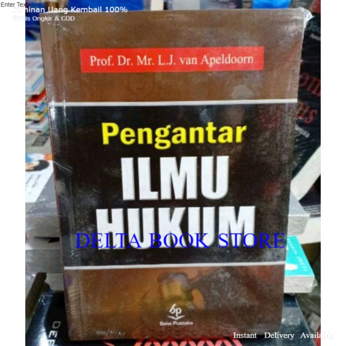 Jual Pengantar Ilmu Hukum By Van Apeldoom Shopee Indonesia