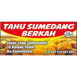 Jual Spanduk Banner Tahu Sumedang Desain Sesuai Keinginan Shopee