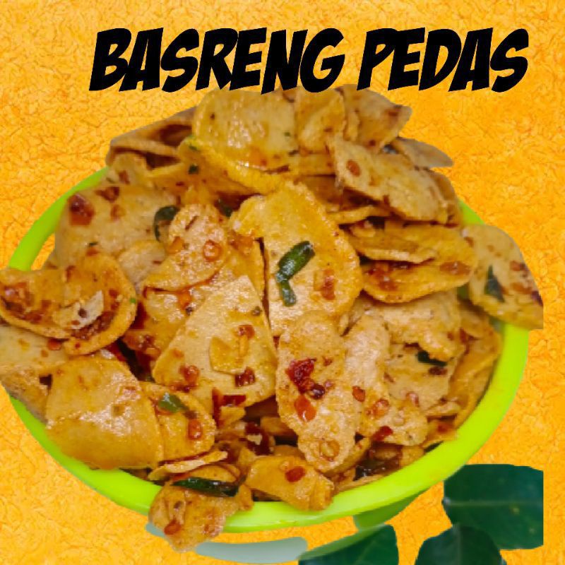 Jual BASRENG PEDAS DAUN JERUK KEMASAN 500 GRAM Shopee Indonesia