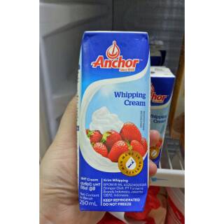 Jual Anchor Whipping Cream Cair 250ml Shopee Indonesia