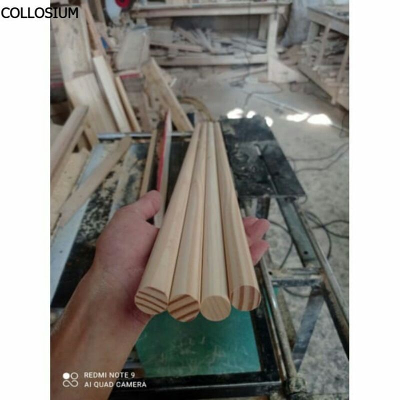 Jual Dowel X Cm Isi Pcs Kayu Bulat Pinus Jatibelanda Kualitas