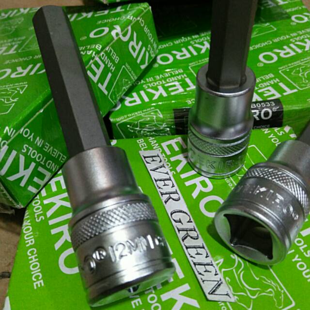 Jual MATA KUNCI Shock SOK L Biasa 12 14 Mm TEKIRO Treker Obeng Gedor