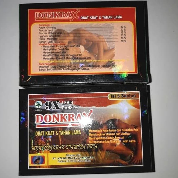 Jual Herbal Kesehatan Pria Donkrax Original Obat Lemah Syahwat