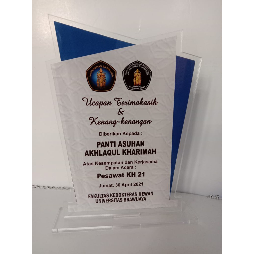 Jual Vandel Akrilik Plakat Akrilik Tebal Mm Shopee Indonesia