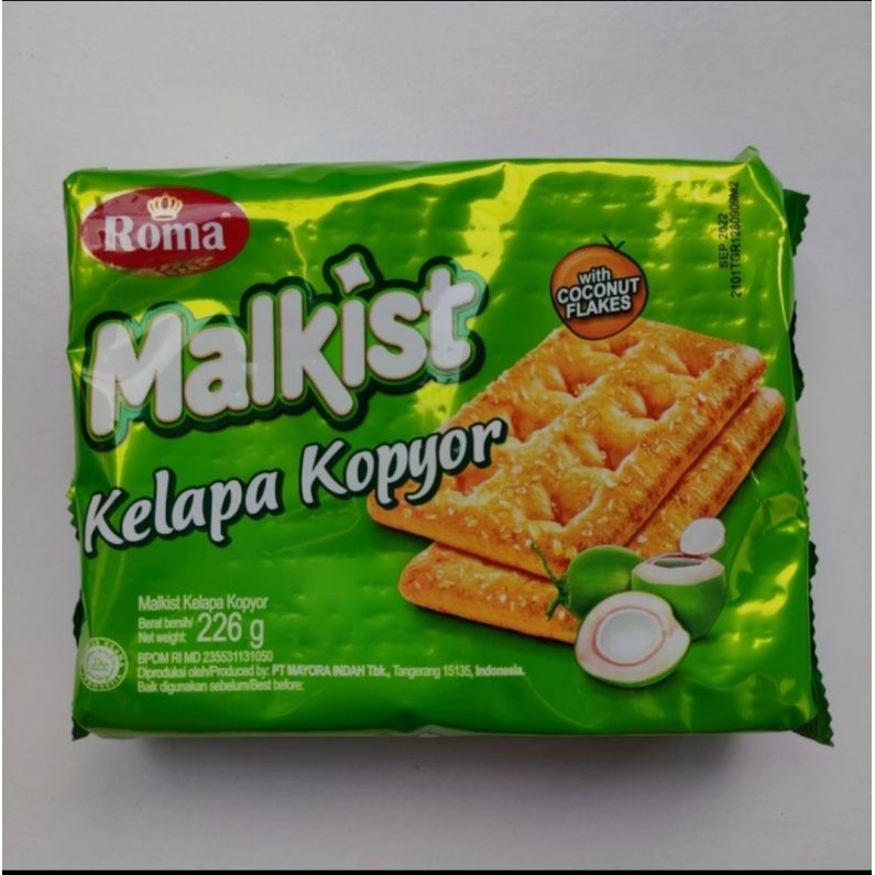 Jual Roma Malkist Kelapa Kopyor Gram Shopee Indonesia