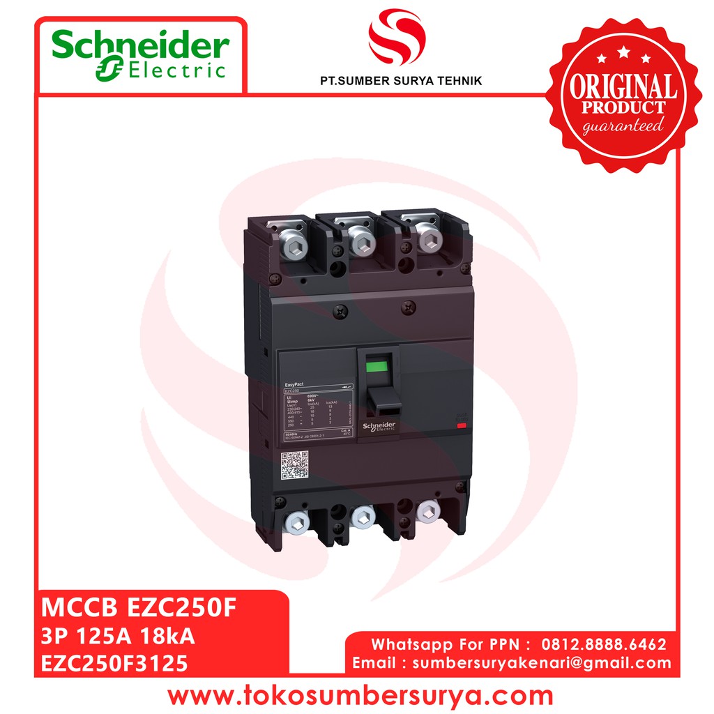 Jual Mccb Ezc F P A Ka Saklar Listrik On Off Ezc F Sni