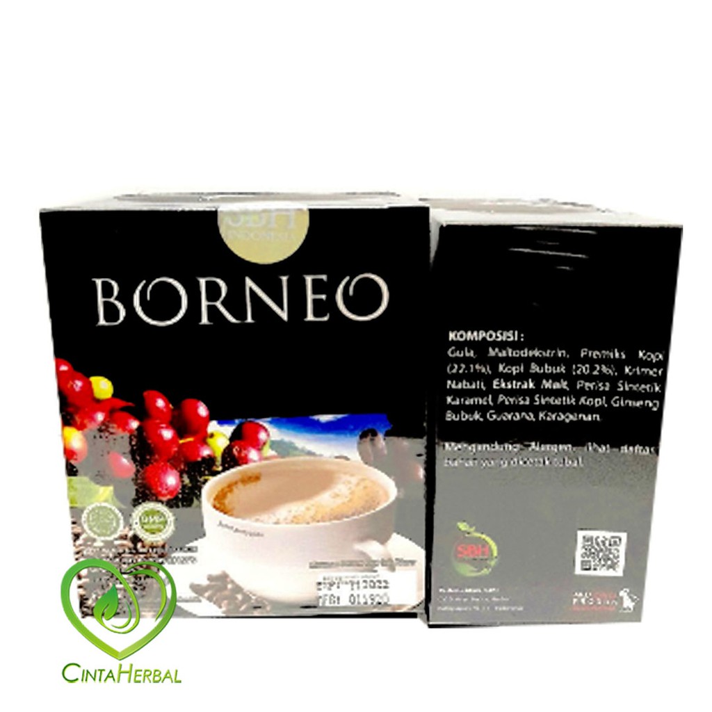 Jual Kopi Borneo Kopi Herbal Pria Dewasa 5 Sachet 25gr Shopee