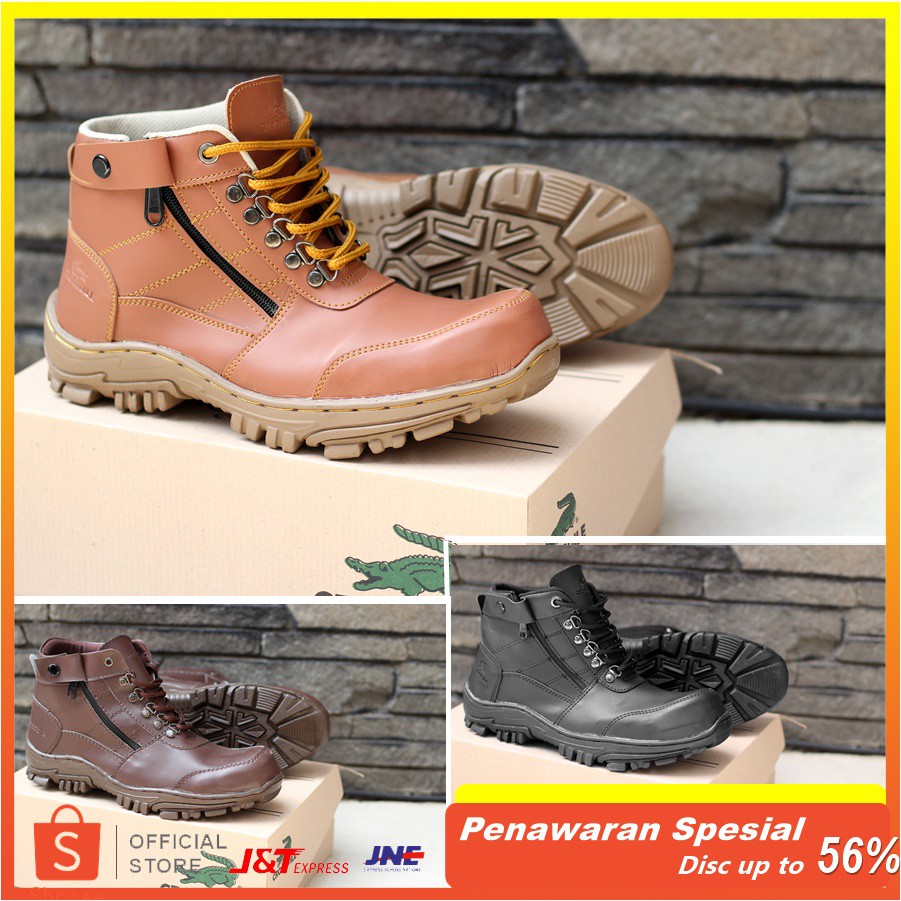 Jual Sepatu Safety Tactical Crocodile Morisey Sepatu Boots Pria