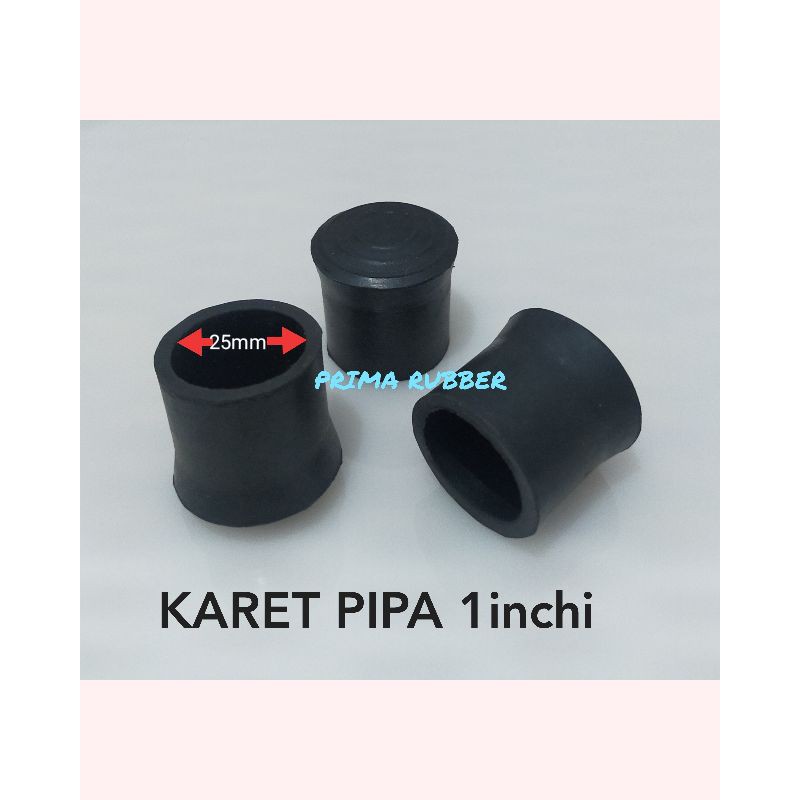 Jual KARET KAKI PIPA 1 INCH COP GARIS KARET ALAS KAKI MEJA RAK KURSI