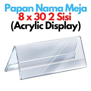 Jual Papan Nama Akrilik Buat Di Atas Meja Dan Lainya X Cm Acrylik