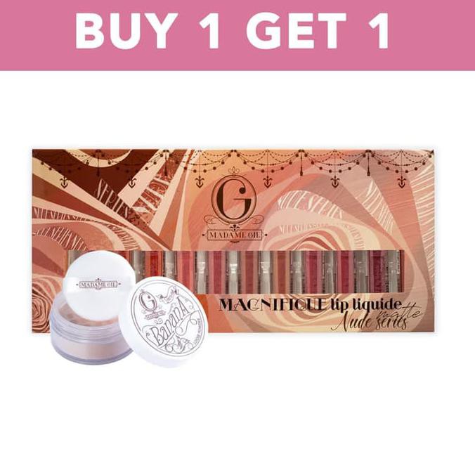 Jual MADAME GIE MAGNIFIQUE LIP LIQUIDE MATTE NUDE SERIES 1 SET 12