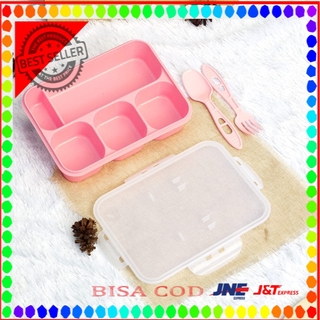 Jual Kotak Makan Pinky Kotak Makan Lunch Box Tempat Makan Kotak