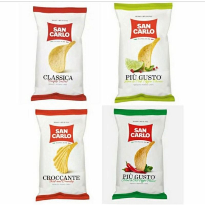 Jual San Carlo Potato Chips Shopee Indonesia