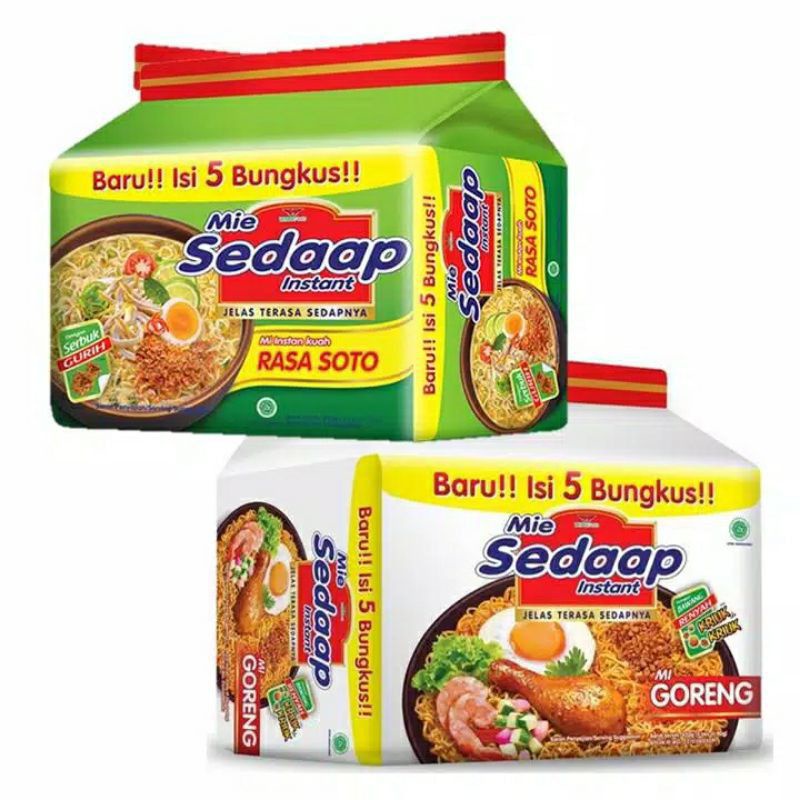 Jual Mie Sedap Isi Pack Soto Dan Goreng Shopee Indonesia